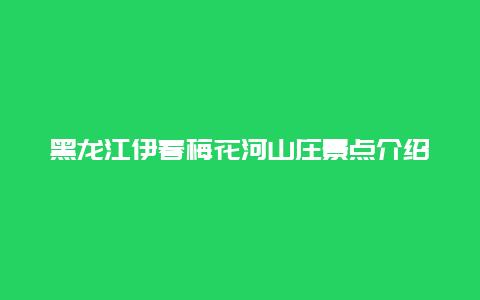 黑龙江伊春梅花河山庄景点介绍