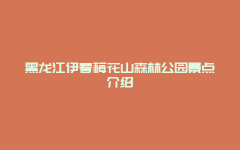 黑龙江伊春梅花山森林公园景点介绍