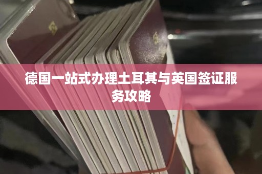 德国一站式办理土耳其与英国签证服务攻略