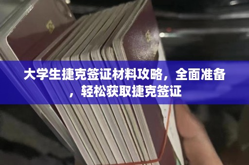 大学生捷克签证材料攻略，全面准备，轻松获取捷克签证